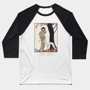 Autumn Symphony Mantle and Afternoon Dress (1922) Fashion Illustration by George Barbier Baseball T-Shirt